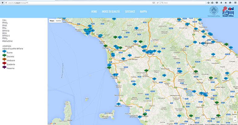 Che aria respiriamo? Per saperlo basta un click